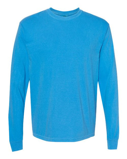 Unisex Garment-Dyed Heavyweight Long Sleeve T-Shirt - L