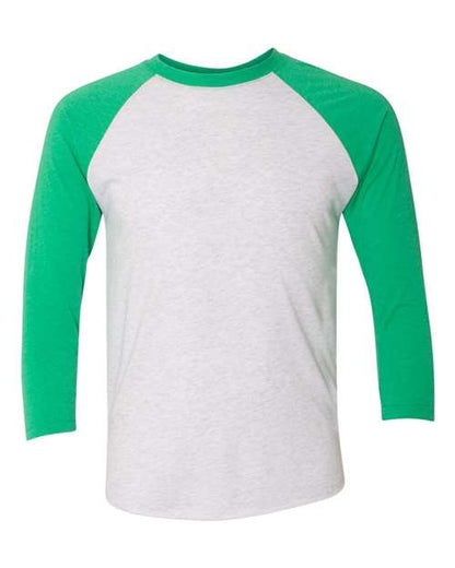 Unisex Triblend Three-Quarter Raglan T-Shirt - M