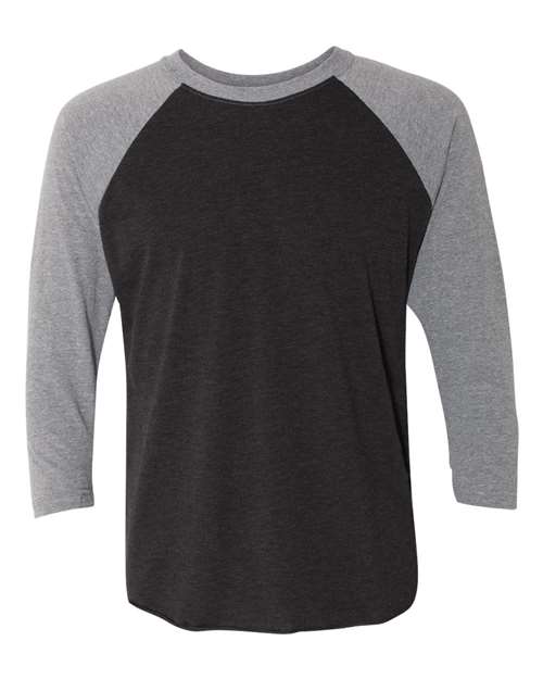 Unisex Triblend Three-Quarter Raglan T-Shirt - S