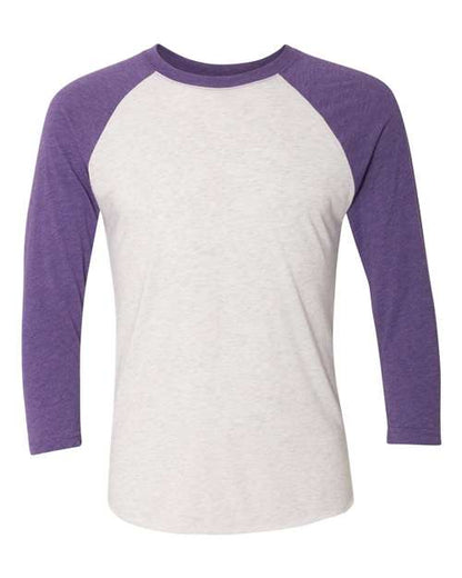 Unisex Triblend Three-Quarter Raglan T-Shirt - M