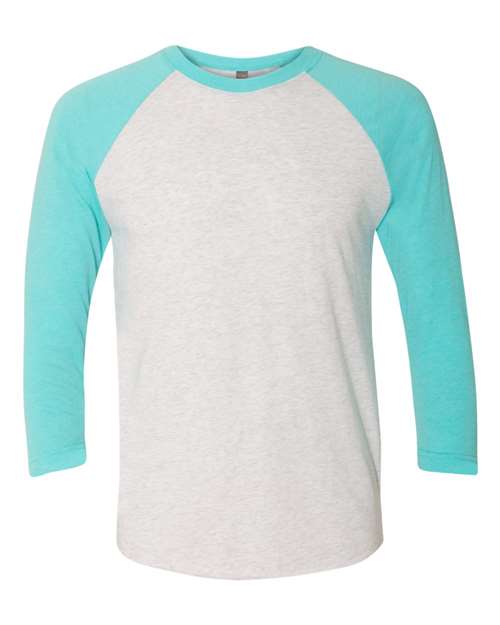 Unisex Triblend Three-Quarter Raglan T-Shirt - 2XL