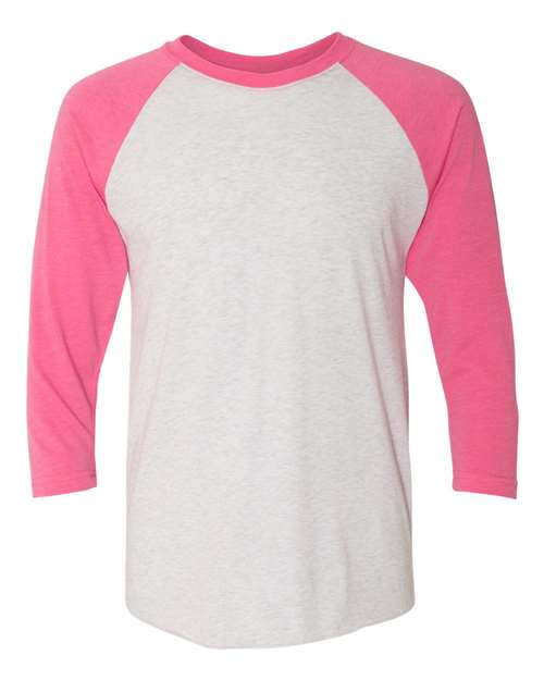 Unisex Triblend Three-Quarter Raglan T-Shirt - M