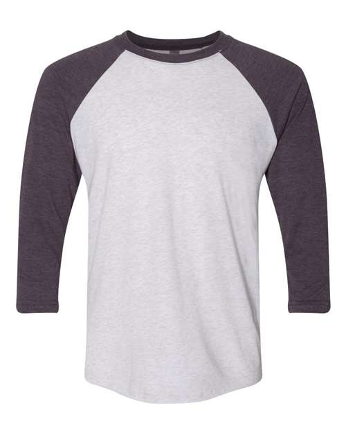 Unisex Triblend Three-Quarter Raglan T-Shirt - 3XL