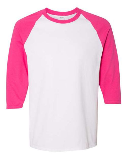 Unisex Heavy Cotton™ Raglan Three-Quarter Sleeve T-Shirt