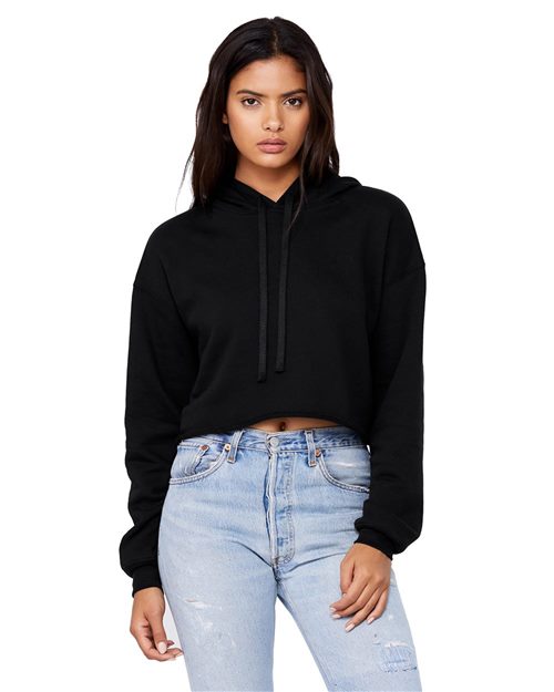 Women's Crop Fleece Hoodie Sweatshirt