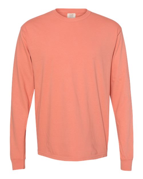 Unisex Garment-Dyed Heavyweight Long Sleeve T-Shirt - M