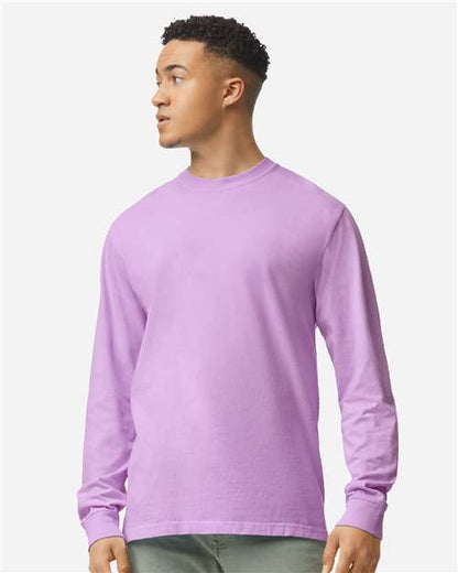 Unisex Garment-Dyed Heavyweight Long Sleeve T-Shirt - XL